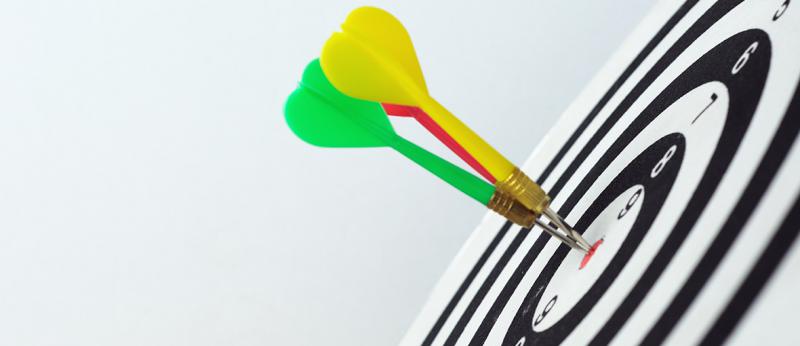 Photo of Darts in a Dart board