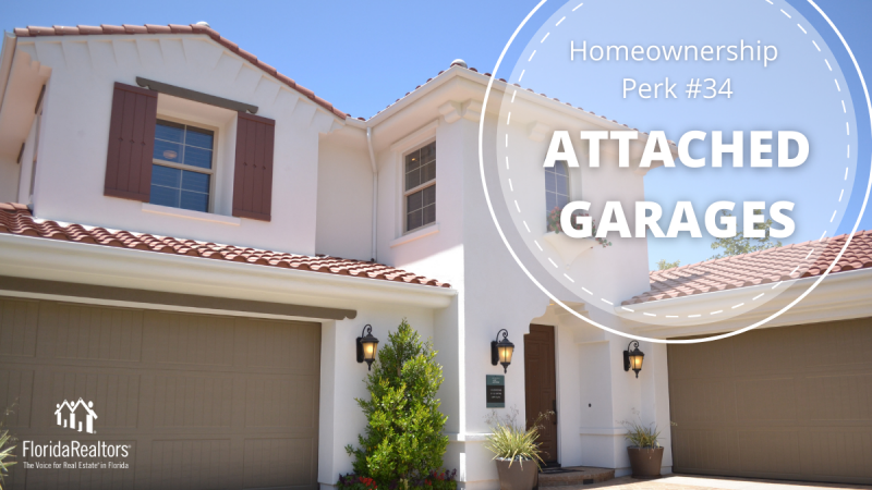 Homeownership Perks Attached Garages