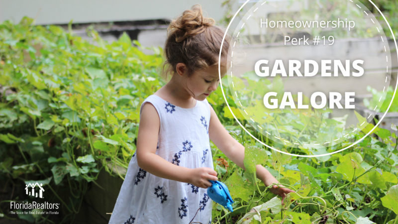 Homeownership Perk Gardens Galore
