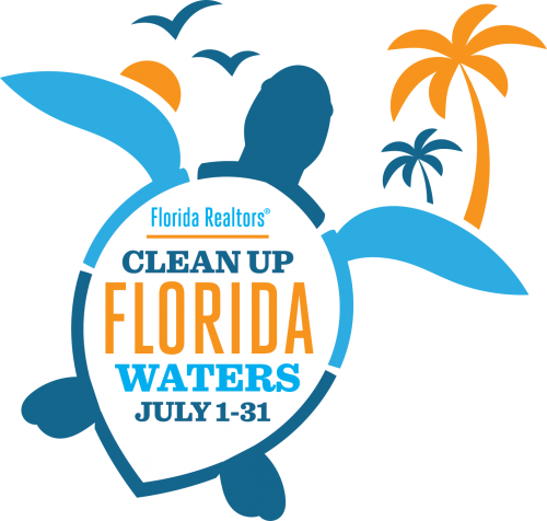 Florida Realtors Clean Up Florida Waters July 1-31 logo