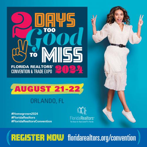 Convention registration social media promo image