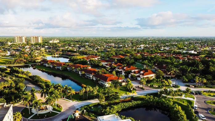 Drone photo of Cape Coral
