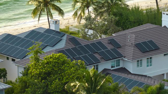 Solar Panels on Florida Home