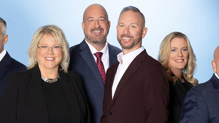 Photo of 2025 Florida Realtors Officers on Blue background