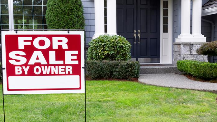 Photo of a For Sale by Owner in front of a home