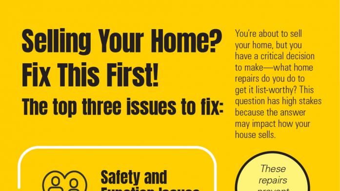 Selling Your Home? Fix This First! infographic