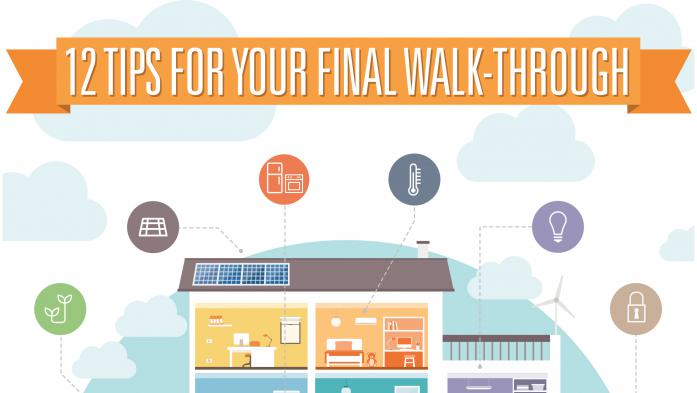 12 TIPS FOR YOUR FINAL WALK-THROUGH