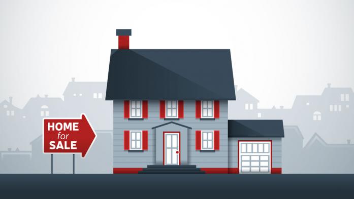 home for sale illustration