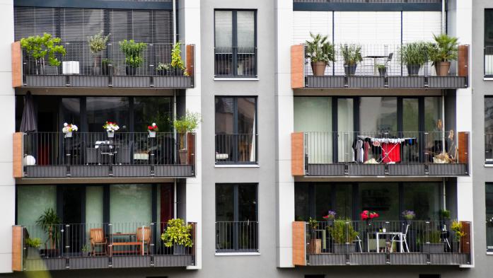 apartment balconies