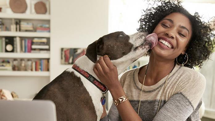 Woman with Dog