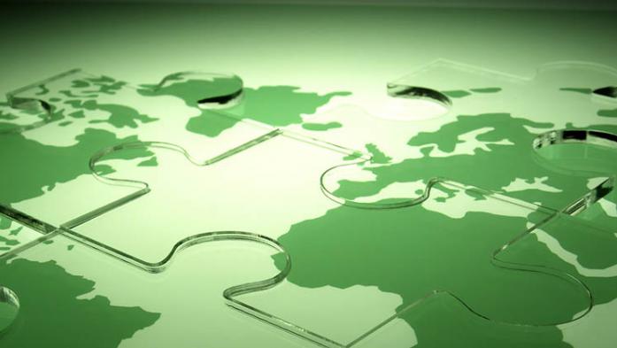 Globe puzzle