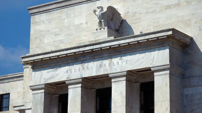 Front of the U.S. federal Reserve building