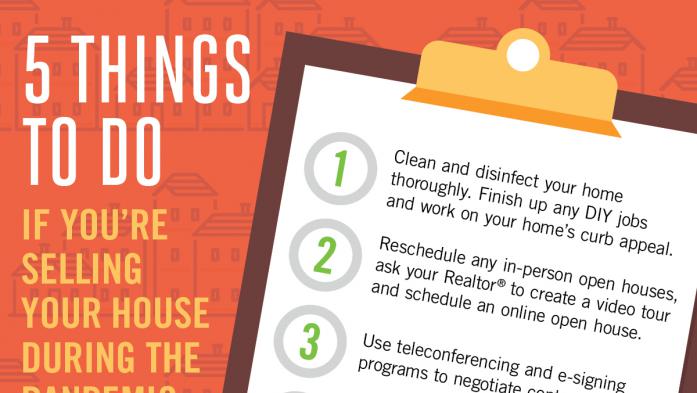 5 Things to Do If you're selling your house during the pandemic infographic