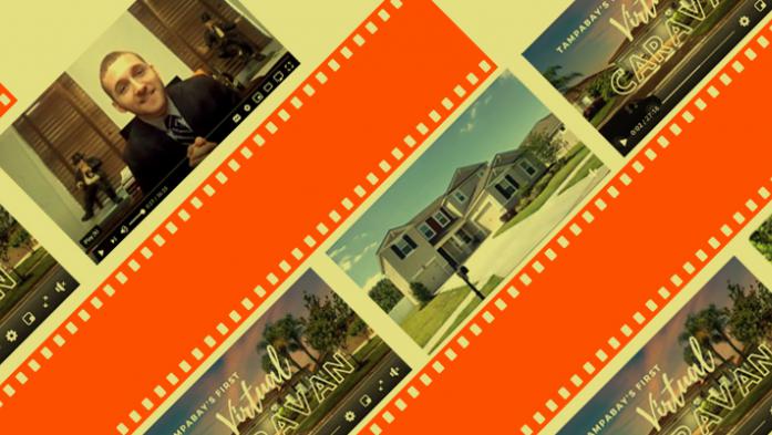 video film showing digital caravan videos