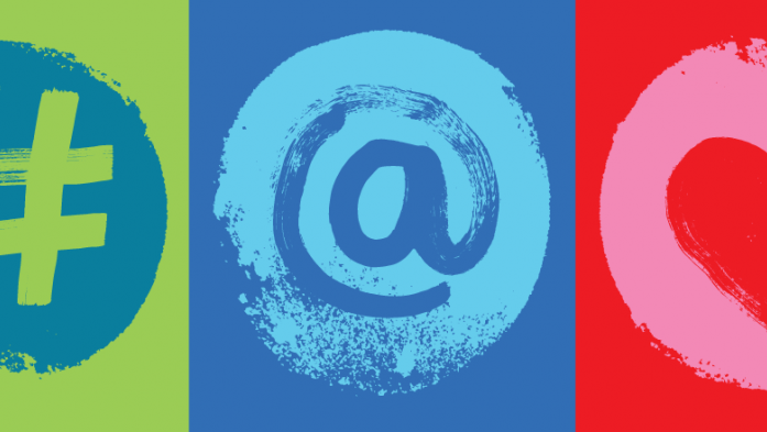 Social Media, image of colorful social media icons