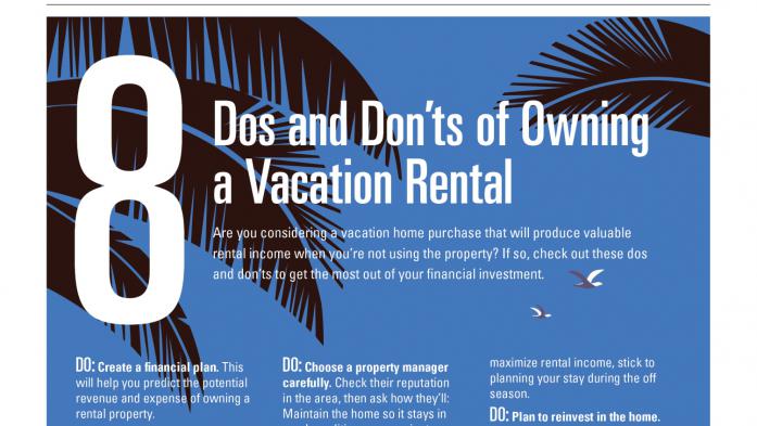 Vacation rental infographic