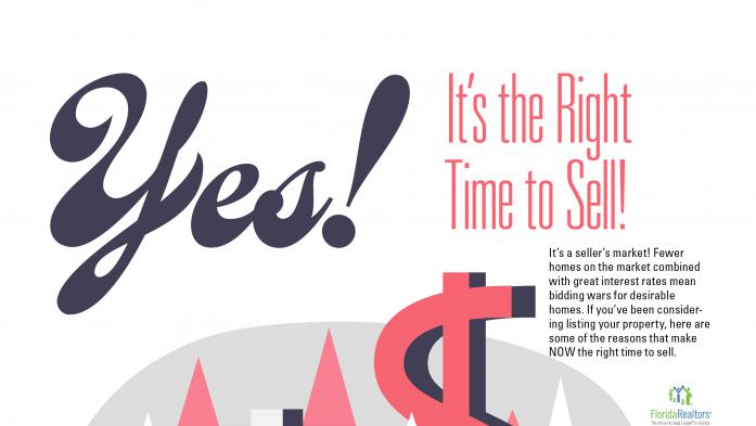 Yes, It's the right time to sell infographic