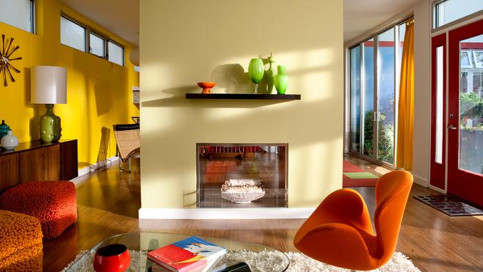 Photo of a beautifully decorated living room