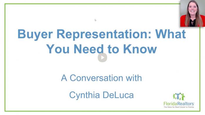 WEBINAR: Buyer Representation, with Cynthia DeLuca