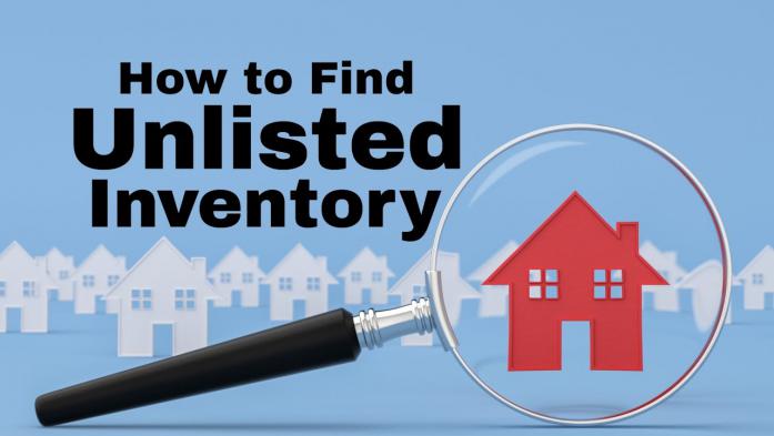 How to Find Unlisted Inventory