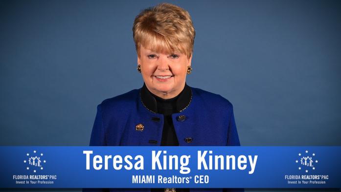 'I Give Because I Believe the Power of the Florida Realtors PAC'